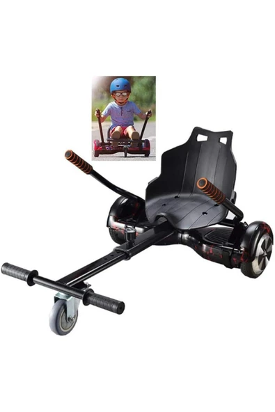 Tüm Modeller Ile Uyumludur Hoverkart Elektrikli Kaykay Hoverboard Aparatı - SİYAH - 2