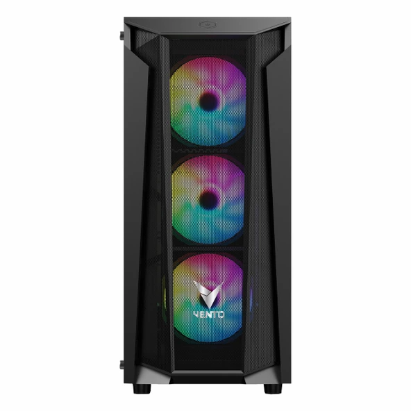 Vento VG15FE 650W 80+ Bronz USB 3.2 ATX Mid Tower Siyah Kasa - 2