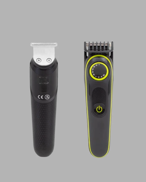 5’i 1 Arada Şarjlı Tıraş Makinesi – Paslanmaz Çelik Başlıklı, Yüz ve Vücut Bakım Cihazı - Resim 5