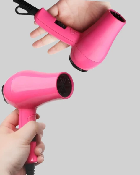 Çocuklara Özel Mini Fön Makinesi – 500/1000W Güç – Düşük Gürültü - Resim 3