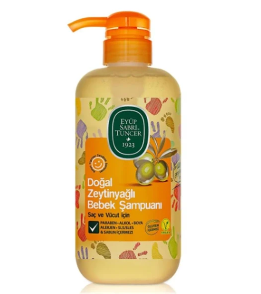 Eyüp Sabri Tuncer 600ml Şampuan Bebek Doğal Zeyin Yağlı ürün görseli 1