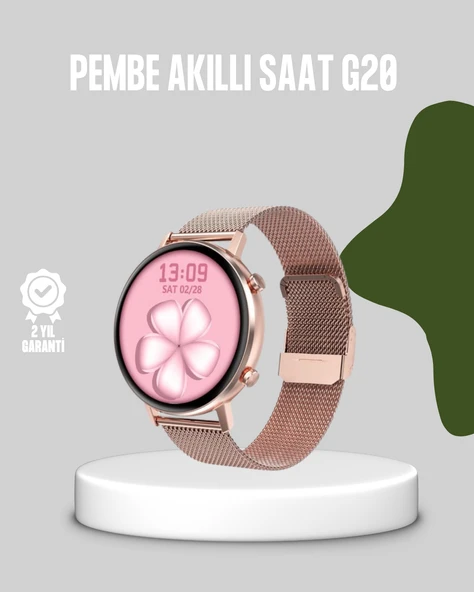 Akıllı Saat – Bluetooth 5.0, Suya Dayanıklı, Kablosuz Şarj ürün görseli