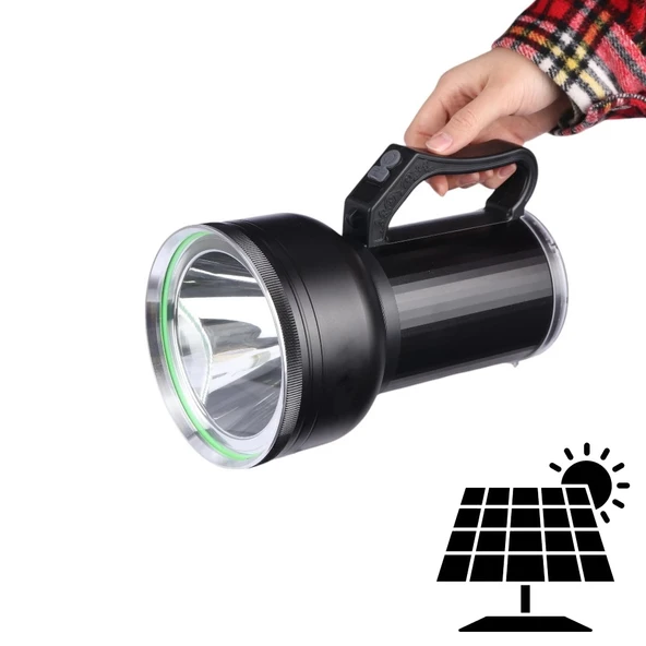 pilelistore GT Led Taşınabilir Güneş Solar Ledli Fener WT-415 ürün görseli 1