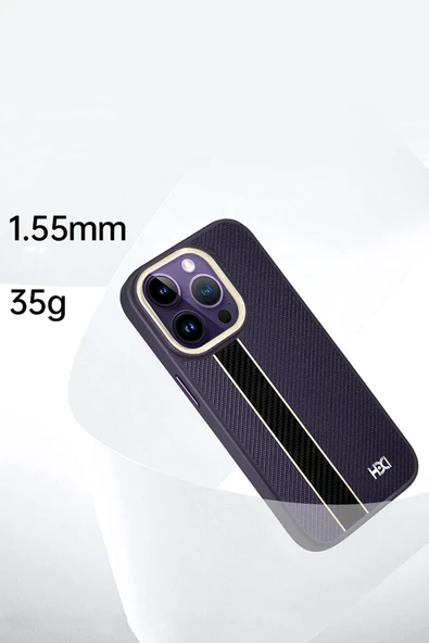 iPhone 14 Pro Kılıf HBC-163 Times Kapak - Kahverengi - Resim 5