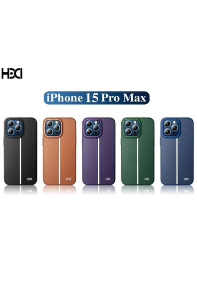 iPhone 15 Pro Kılıf HBC-155 Lizbon Kapak - Lacivert - Resim 5