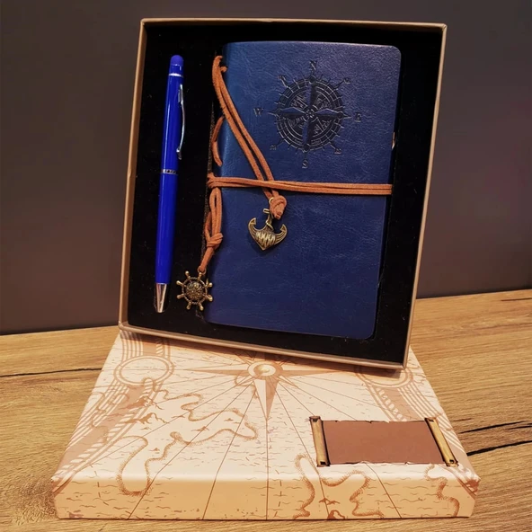 pilelistore Pusula Defter Ve Tükenmez Kalem Set