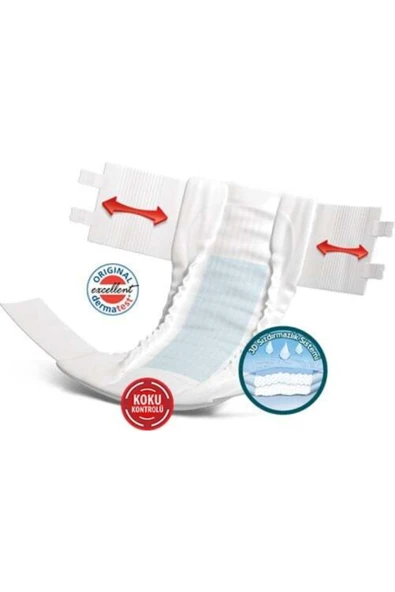 JOLY Bel Bantlı Yetişkin Hasta Bezi Large 30'lu 3 Paket 90 Adet - Resim 4