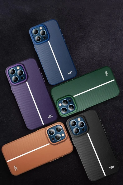 iPhone 15 Pro Max Kılıf HBC-155 Lizbon Kapak - Lacivert - 7