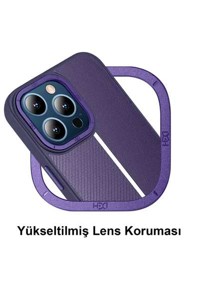 iPhone 15 Pro Kılıf HBC-155 Lizbon Kapak - Lacivert - Resim 10