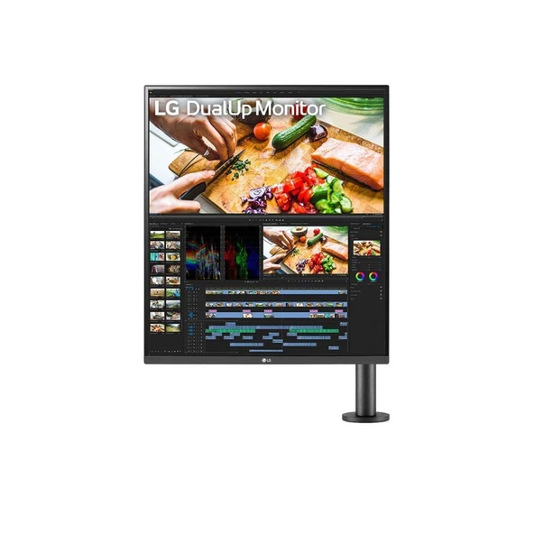 LG 28" 28MQ780 5Ms 60Hz Dual Up QHD 2K Ergo Nano IPS Monitor