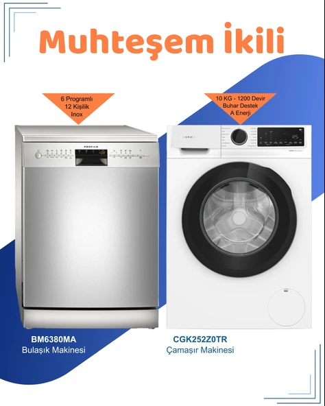 Profilo 2'li Avantajlı Set ( BM6380MA - CGK252Z0TR )