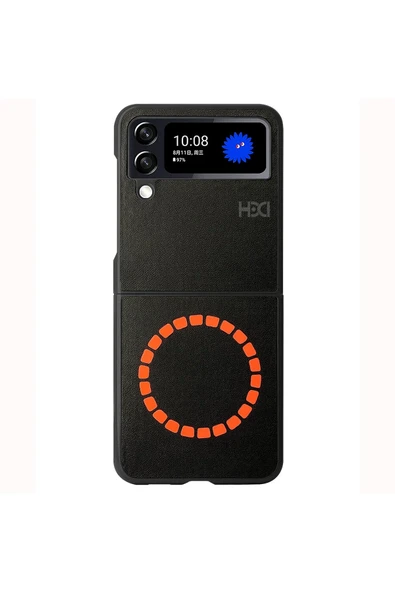 Samsung Galaxy Z Flip 4 Kılıf HBC-156 Forum Magneticsafe Kapak - Siyah ürün görseli