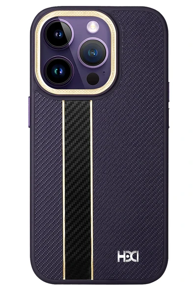 iPhone 15 Pro Max Kılıf HBC-163 Times Kapak - Derin Mor ürün görseli 1