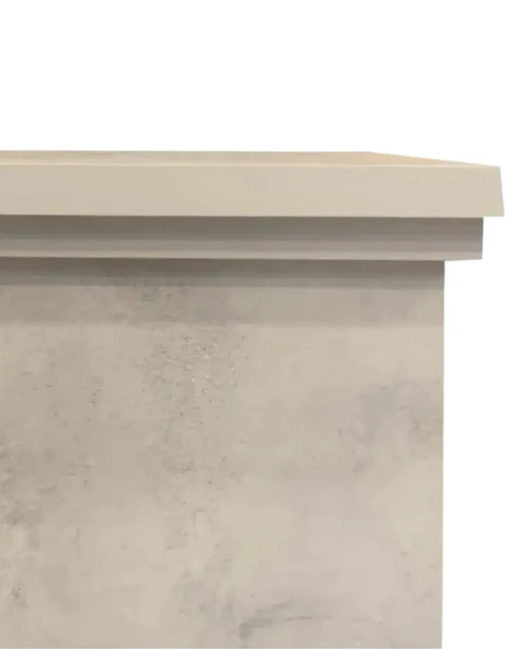 Dlc 1175R Beton Desen 1800 Watt Dekoratif Elektrikli Şömine - 4