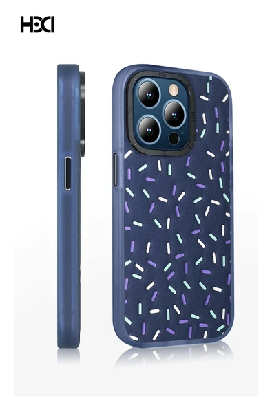 iPhone 15 Pro Max Kılıf HBC-222 Bern Kapak - Derin Mor - Resim 8