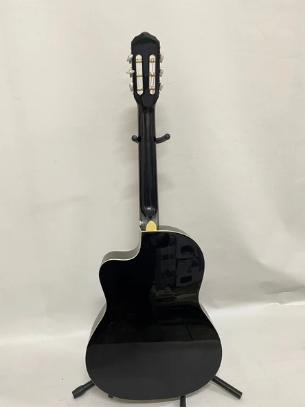 Rennes RGS-44BK Siyah Kesik Kasa Klasik Gitar-OUTLET Minör Kozmetik Kusurlu (SIFIR ÜRÜN Ton ve Sap Dengesi Sorunsuz) - Resim 4