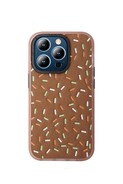 iPhone 14 Pro Max Kılıf HBC-222 Bern Kapak - Kahverengi - 1