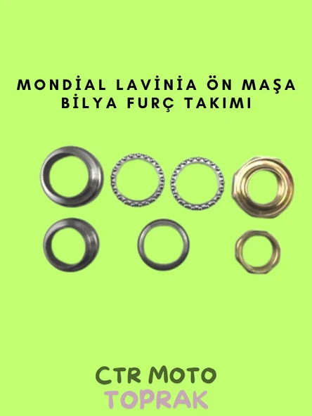 Mondial Lavinia Ön Maşa Bilya Furç Takımı – Komple Rulman Seti ürün görseli
