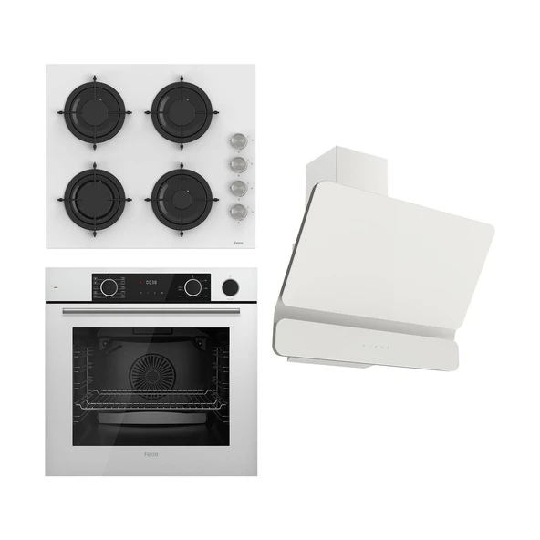 Ferre Flowart Serisi Beyaz Set (ED076+ QMS63CB +D081 ) - 1