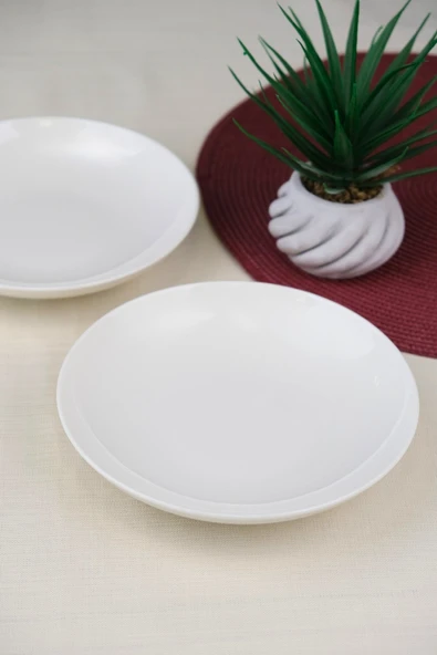 Tabak Evi Porselen Chic Çukur Tabak 19,50cm 550cc 2 Lİ - Resim 2