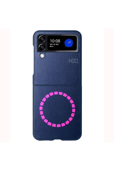 Samsung Galaxy Z Flip 4 Kılıf HBC-156 Forum Magneticsafe Kapak - Lacivert ürün görseli
