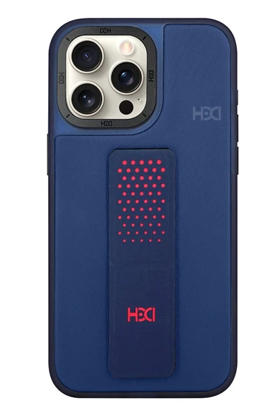 iPhone 14 Pro HBC-239 Colombo Standlı Kapak - Lacivert ürün görseli 1