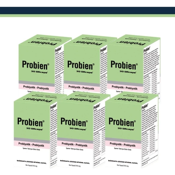 Probiyotik Prebiyotik 30 Kapsül 6x ürün görseli 1