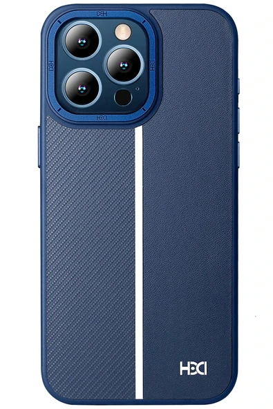 iPhone 15 Pro Max Kılıf HBC-155 Lizbon Kapak - Lacivert - 12