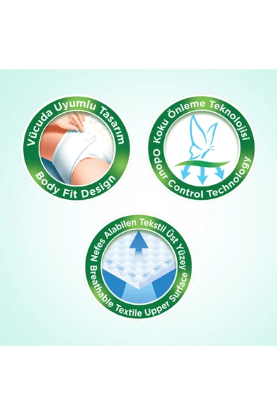 EVONY Bel Bantlı Yetişkin Hasta Bezi Large 30lu 4 Paket 120 Adet - Resim 4