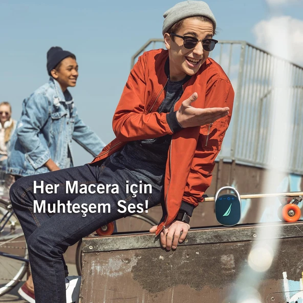 Nautica S30 Taşınabilir Şarjlı Kablosuz Bluetooth Speaker Hoparlör Navy - Resim 8