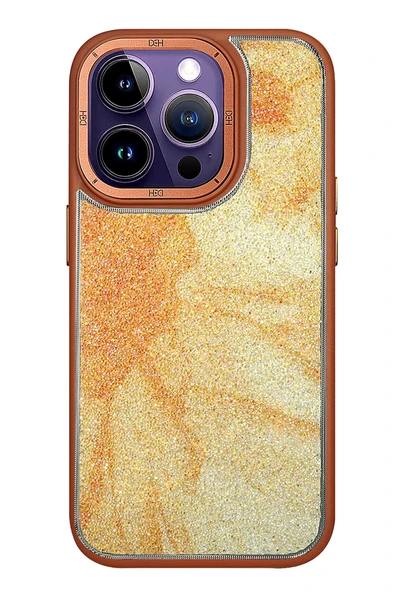 iPhone 13 Pro Max HBC-201 Salvador Simli Kapak - Kahverengi ürün görseli 1