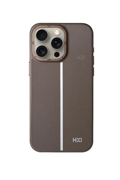 iPhone 15 Pro Kılıf HBC-155 Lizbon Kapak - Gri - 4