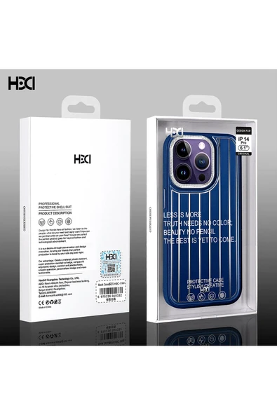 iPhone 14 Pro Kılıf HBC-190 Kolaj Kapak - Koyu Yeşil - Resim 3