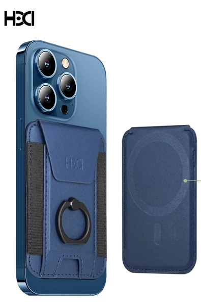 Samsung Galaxy S24 HBC-228 Havana Magnet Kartvizitli Kapak - Siyah - Resim 4