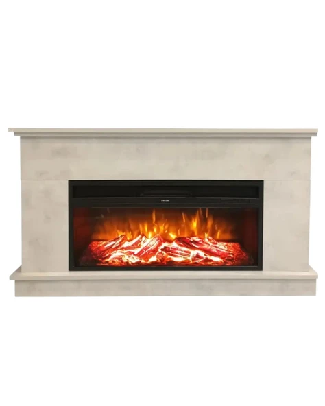 Dlc 1175R Beton Desen 1800 Watt Dekoratif Elektrikli Şömine - 1