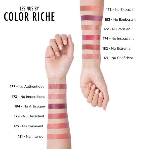 Loreal Paris Color Riche Lipstick Nude intense 176 - Resim 3