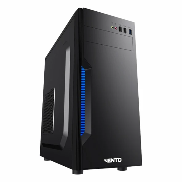 Vento TA-K61 750W USB 3.2 ATX Mid Tower Siyah Kasa ürün görseli 1