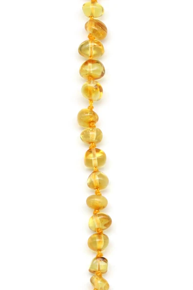 Damla Kehribar Bebek Diş Bileklik – 15 cm - 2