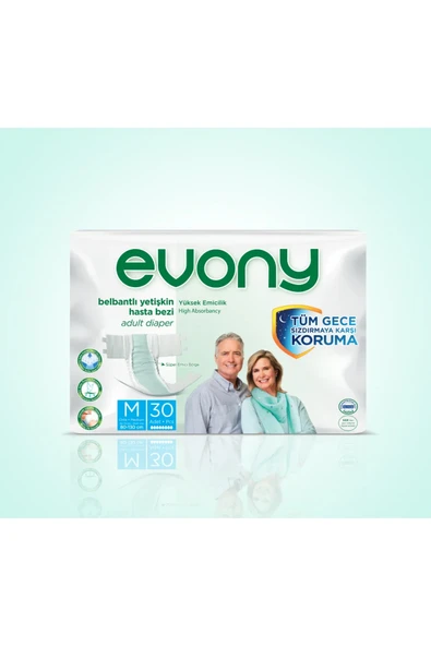 EVONY Hasta Bezi Orta-medium 30 Adet - Resim 2