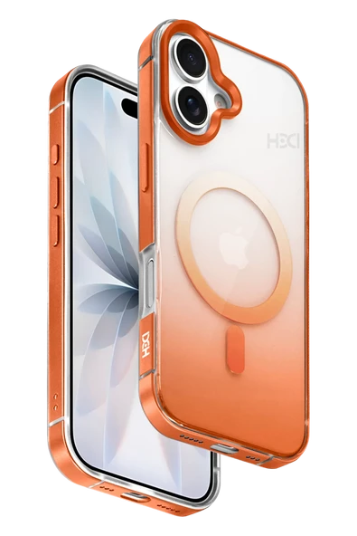Apple iPhone 17 HBC-395 Altai Magsafe Kapak - Turuncu ürün görseli 1