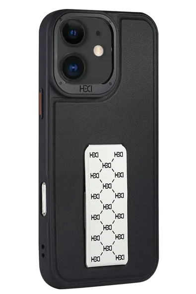 iPhone 11 HBC-265 Madrid Magsafe Standlı Kapak - Siyah ürün görseli 1