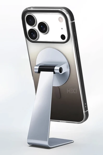 Apple iPhone 17 HBC-395 Altai Magsafe Kapak - Çöl Titanyum - Resim 3