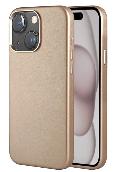 Apple iPhone 14 HBC-242 Dividing Magsafe Kapak - Çöl Titanyum - Resim 4