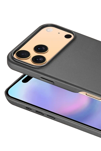 Apple iPhone 17 Pro HBC-242 Dividing Magsafe Kapak - Titan Gri - Resim 2