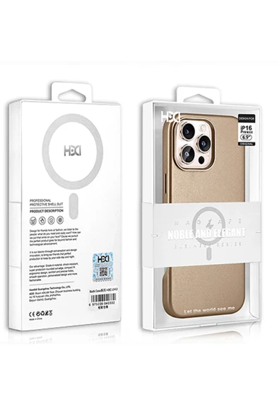 iPhone 15 Pro Max HBC-242 Dividing Magsafe Kapak - Siyah - Resim 10