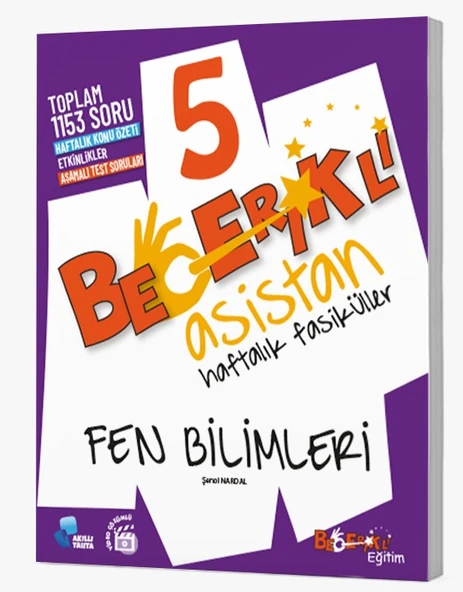 Becerikli Asistan 5. Sınıf Fen Bilimleri Haftalık Fasiküller