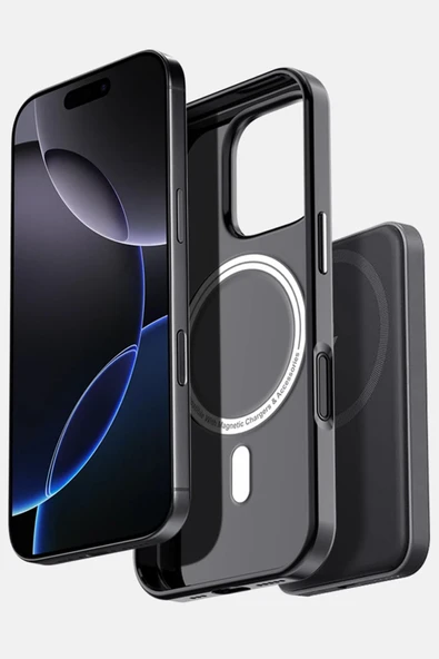 iPhone 14 Pro Max HBC-300 Beat Magsafe Kılıf - Mor - Resim 5