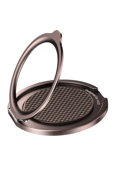 HS-024 Siwa 360 Manyetik Magsafe Kickstand Yüzük - Çöl Titanyum - Resim 2