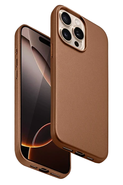 Apple iPhone 14 Pro Max HBC-242 Dividing Magsafe Kapak - Kahverengi ürün görseli 1