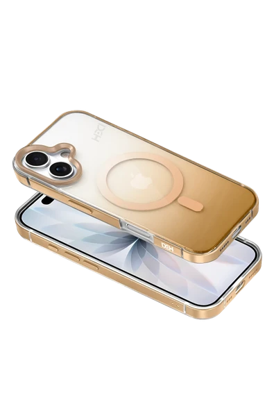 Apple iPhone 17 HBC-395 Altai Magsafe Kapak - Çöl Titanyum - Resim 2